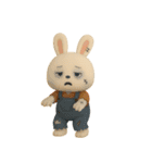 可愛い3D白うさぎ（秋）（個別スタンプ：28）