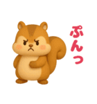 可愛い3Dリス（個別スタンプ：17）