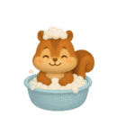 可愛い3Dリス（個別スタンプ：25）