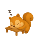 可愛い3Dリス（個別スタンプ：35）