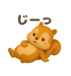 可愛い3Dリス（個別スタンプ：40）