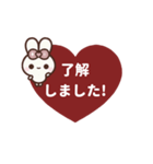 [❹]▶️動く⬛ピョンピョンラビット⬛（個別スタンプ：10）