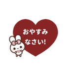 [❹]▶️動く⬛ピョンピョンラビット⬛（個別スタンプ：21）