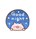 動くこぶたの英語（個別スタンプ：3）