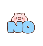 動くこぶたの英語（個別スタンプ：6）