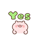 動くこぶたの英語（個別スタンプ：13）