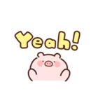 動くこぶたの英語（個別スタンプ：16）