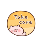 動くこぶたの英語（個別スタンプ：23）