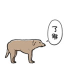 しゃべるモンゴルの犬（個別スタンプ：2）