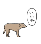 しゃべるモンゴルの犬（個別スタンプ：7）