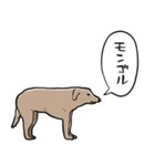 しゃべるモンゴルの犬（個別スタンプ：17）