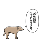 しゃべるモンゴルの犬（個別スタンプ：37）