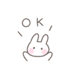 ゆるい手書きうさぎ☆ネガティブスタンプ（個別スタンプ：1）