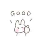 ゆるい手書きうさぎ☆ネガティブスタンプ（個別スタンプ：5）