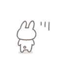 ゆるい手書きうさぎ☆ネガティブスタンプ（個別スタンプ：8）