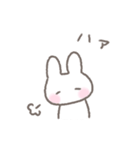ゆるい手書きうさぎ☆ネガティブスタンプ（個別スタンプ：21）