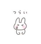 ゆるい手書きうさぎ☆ネガティブスタンプ（個別スタンプ：31）