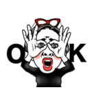 【おばあさん用】パワフルおばあちゃん❤︎（個別スタンプ：1）