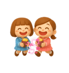 双子ちゃんの秋イベントスタンプ（個別スタンプ：8）