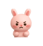 3dフィギュアうさぎちゃん（個別スタンプ：8）
