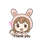 うさぴょんがごあいさつ（個別スタンプ：1）