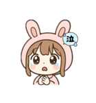 うさぴょんがごあいさつ（個別スタンプ：3）