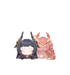 『星の翼』スタンプ Vol.9 ビーチパーティ（個別スタンプ：14）