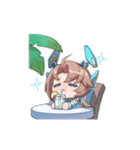 『星の翼』スタンプ  Vol.10 サマー（個別スタンプ：5）