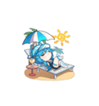 『星の翼』スタンプ  Vol.10 サマー（個別スタンプ：9）
