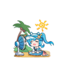 『星の翼』スタンプ  Vol.10 サマー（個別スタンプ：11）
