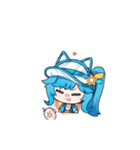 『星の翼』スタンプ  Vol.10 サマー（個別スタンプ：12）