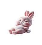 ピンクうさぎの「愛してる」（個別スタンプ：11）