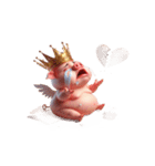 ブサかわピンクぶた＋魔性表情（個別スタンプ：27）