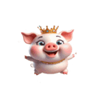 ブサかわピンクぶた＋魔性表情（個別スタンプ：31）