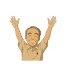 あの宮：崎アニメ風のオジさんのええ画像（個別スタンプ：9）