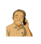 あの宮：崎アニメ風のオジさんのええ画像（個別スタンプ：12）