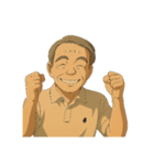 あの宮：崎アニメ風のオジさんのええ画像（個別スタンプ：15）