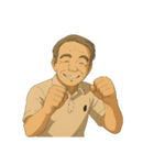 あの宮：崎アニメ風のオジさんのええ画像（個別スタンプ：22）