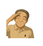 あの宮：崎アニメ風のオジさんのええ画像（個別スタンプ：23）