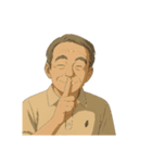 あの宮：崎アニメ風のオジさんのええ画像（個別スタンプ：29）