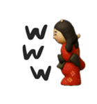 名画3Dで使える日常スタンプ［第一弾]（個別スタンプ：32）