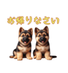 [お帰りなさい専用]ジャーマンシェパード（個別スタンプ：15）