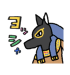 エジプト壁画、秒で返信★即レス（個別スタンプ：14）