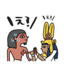 エジプト壁画、秒で返信★即レス（個別スタンプ：25）