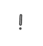 手描きヘタ字ひらがな50音(あ～は Ver.)（個別スタンプ：33）