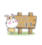 メルヘンうさぎ5(待ち合わせ)（個別スタンプ：12）
