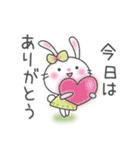 メルヘンうさぎ5(待ち合わせ)（個別スタンプ：32）