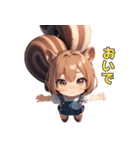いつも明るい♡リス娘（個別スタンプ：40）