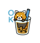 レッサーパンダを推しまくろう！（個別スタンプ：7）