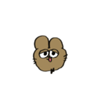 ほうじ茶の顔スタンプ▼（個別スタンプ：3）